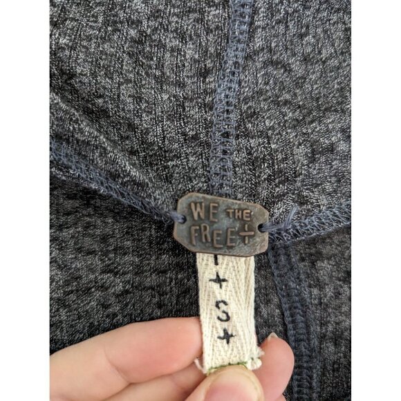 Free People We The Free Anthropologie Londontown Ribbed Thermal Knit Top - Picture 7 of 10